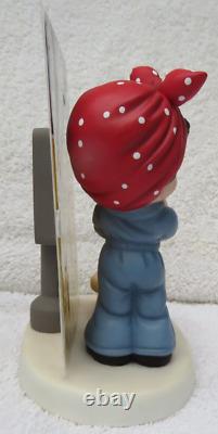 Precious Moments ROSIE THE RIVETERWITH GOD WE CAN DO IT! 209101 Signed Rare