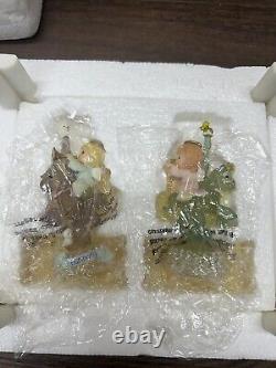 Precious Moments Rainbow Carousel with 19 figurines 02 Enesco RARE