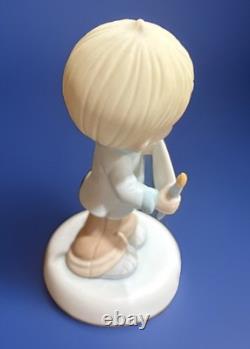 Precious Moments Rare Figurine You Are My Sunshine Special Wishes Boy Paint 2010