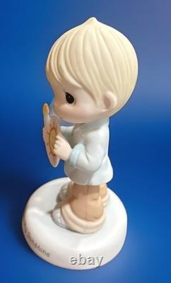 Precious Moments Rare Figurine You Are My Sunshine Special Wishes Boy Paint 2010