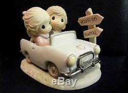 Precious Moments Rare Hand Signed By Sam Limited 1000 Couple Route 66 Road Trip