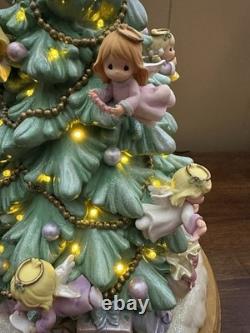 Precious Moments Rare Vintage 2003 Porcelain First Ever Illuminated Angel Tree