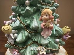 Precious Moments Rare Vintage 2003 Porcelain First Ever Illuminated Angel Tree