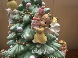 Precious Moments Rare Vintage 2003 Porcelain First Ever Illuminated Angel Tree