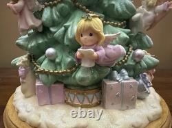 Precious Moments Rare Vintage 2003 Porcelain First Ever Illuminated Angel Tree