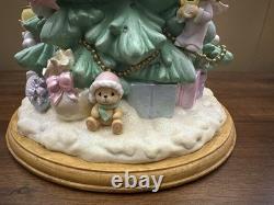 Precious Moments Rare Vintage 2003 Porcelain First Ever Illuminated Angel Tree