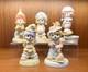 Precious Moments Red Nose Clowns Complete Set Of 5, Limited Edition & Rare