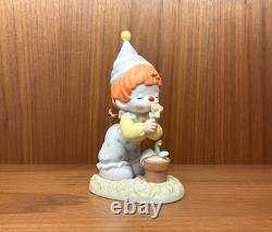 Precious Moments Red Nose Clowns Complete Set of 5, Limited Edition & Rare