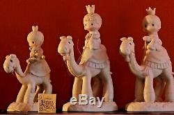 Precious Moments-Regular/Large Nativity Additions Three Kings On Camels SIGNED