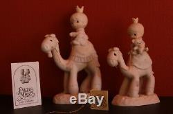 Precious Moments-Regular/Large Nativity Additions Three Kings On Camels SIGNED