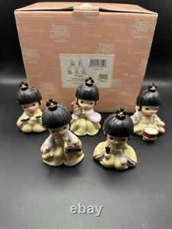 Precious Moments Rhythm And Flute Very RARE Japanese Set
