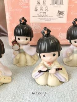 Precious Moments Rhythm And Flute Very RARE Japanese Set