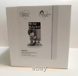 Precious Moments Rosie the Riveter With God We Can Do It! 209101 Chapel Signed