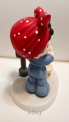 Precious Moments Rosie the Riveter With God We Can Do It! 209101 Chapel Signed
