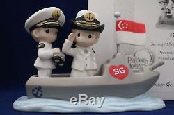Precious Moments SERVING AT SEA TO PROTECT YOU AND ME Singapore Exclusive Ltd Ed