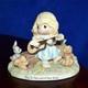 Precious Moments Sing To The Lord A New Song Girl With Guitar Rare! 182004