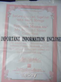 Precious Moments SISTERS ARE TIED TOGETHER WITH HEART STRINGS 2008