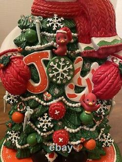 Precious Moments SNOW MUCH CHRISTMAS MAGIC Snowman Tree Lights Crystals Rare 12
