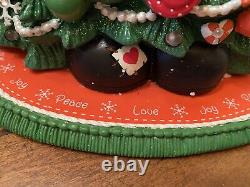 Precious Moments SNOW MUCH CHRISTMAS MAGIC Snowman Tree Lights Crystals Rare 12