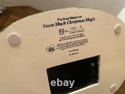 Precious Moments SNOW MUCH CHRISTMAS MAGIC Snowman Tree Lights Crystals Rare 12