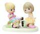 Precious Moments Sole Sisters Figurine Girls Shoe Shopping Dog Best Friends Rare