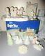 Precious Moments Sugar Town Skating Pond + Extras Total 12 Items Euc With Boxes