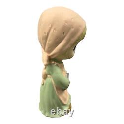 Precious Moments Sam B Garden Statue Set 2 Girl Boy Watering Can Shovel 2004