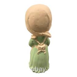 Precious Moments Sam B Garden Statue Set 2 Girl Boy Watering Can Shovel 2004