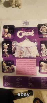 Precious Moments Sammy's Circus Complete 9-Piece Set 1993 Brand New
