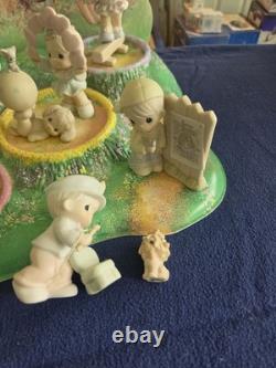 Precious Moments Sammy's Circus Complete 9-Piece Set 1993 With Display And Xtras