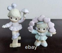 Precious Moments Sammy's Circus Set 7Piece-Adorable Ceramic Figurines Christmas