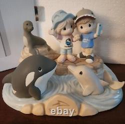 Precious Moments Sea A World Of Wonder #239501 SeaWorld's 60th Anniversary