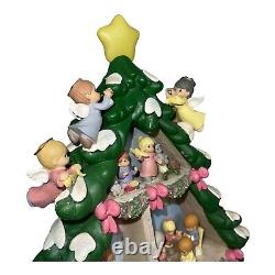 Precious Moments Sharing Christmas Joy Tabletop Christmas Tree Holiday Decor