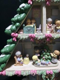 Precious Moments Sharing Christmas Joy Tabletop Christmas Tree. RARE