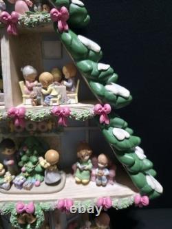 Precious Moments Sharing Christmas Joy Tabletop Christmas Tree. RARE