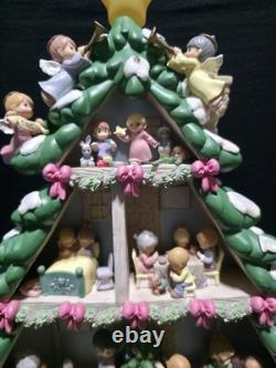 Precious Moments Sharing Christmas Joy Tabletop Christmas Tree. RARE