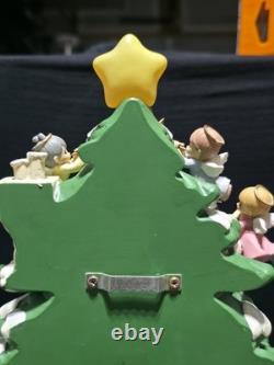 Precious Moments Sharing Christmas Joy Tabletop Christmas Tree. RARE