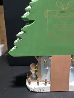 Precious Moments Sharing Christmas Joy Tabletop Christmas Tree. RARE