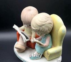 Precious Moments Side by Side, Forever? PM Couple? Cozy Reading Chairs