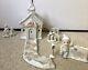Precious Moments Sugar Town 1992-1994 8 Pc Village Set With Lighted Chapel