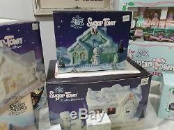 Precious Moments Sugar Town Complete Set With Holiday Train Set Many Extras. Wow