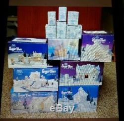 Precious Moments Sugar Town Complete Set With Over 70 Pieces