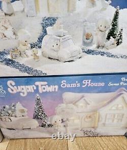Precious Moments Sugar Town Lot of 65+ Figurines Building Display HUGE Excellent