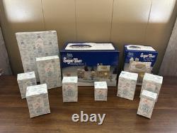 Precious Moments Sugar Town NEW 7 Sets withAccessories 60 Pieces Total Retired