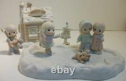 Precious Moments Sugar Town Pond Set Collectible Christmas