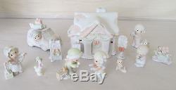 $ Precious Moments Sugar Town Post Office Set Collectable Christmas