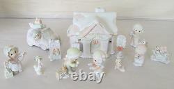 Precious Moments Sugar Town Post Office Set Collectible Christmas