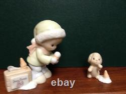 Precious Moments Sugar Town Post Office Set Collectible Christmas