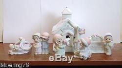 Precious Moments Sugar Town Schoolhouse 272876 (Set of 6) NEW IN BOX (PR13)