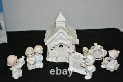 # Precious Moments Sugar Town Schoolhouse Office Set Collectible Christmas